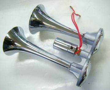 NIKKEN　日建　中古品　エアーホーン　ジャンク品　12V？　24V？　HP434-24？　/　434-12？　ラッパ　ヤンキーホーン