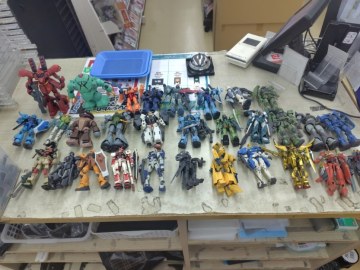 ☆1円スタート！ ☆超ジャンク品 まとめセット　機動戦士ガンダム　フィギュア　MS IN ACTION!! MOBILE SUIT まとめ　送料無料 