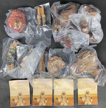 PART1★ はしもとみおのウルトラ怪獣彫ってみた。01 全4種コンプリート バルタン星人 ゴモラ ピグモン ウー ガシャポンフィギュア 入手困難