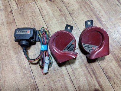 MITSUBA ミツバ アリーナII ARENAII MBW-2E19R 12V 電子ホーン クラクション リレーハーネス