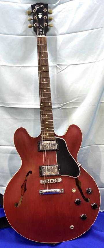 ※1円スタート【ジャンク品】 【ネック折れ】ギブソン セミアコエレキギター ES-335 ハードケース付き