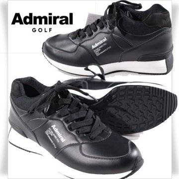 新品1円～★Admiral GOLF アドミラル ゴルフ メンズ ゴルフシューズ 26.0cm 黒 HYDEPARK MID ADMS3B 靴 スパイクレスシューズ ◆B5425◆