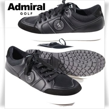 新品1円～★Admiral GOLF アドミラル ゴルフ メンズ ゴルフシューズ 26.0cm 黒 LEICESTER ADMS3A60 靴 スパイクレスシューズ ◆B5422◆