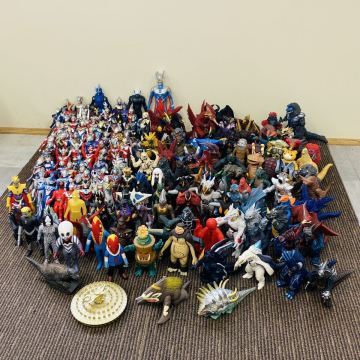 ●【ソフビまとめ】 ウルトラマン ウルトラ怪獣 シリーズ ソフトビニール フィギュア マルゥル M1号 ノーバ ブースカ など 約180点まとめ