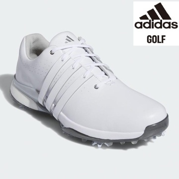 1・スピード発送 新品未使用 adidas Golf(アディダスゴルフ) TOUR360 24 ソフトスパイクシューズ IF0244(White/Silver)２７．５ＣＭ