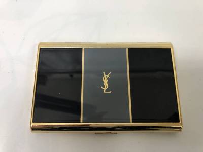 ブランド祭 喫煙グッズ祭 イヴサンローラン YSL Yves Saint Laurent シガレットケース 名刺入れ カードケース 自宅保管品