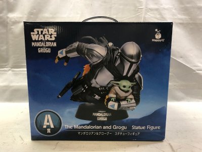 未開封 Happyくじ STAR WARS マンダロリアン A賞 マンダロリアン&グローグー スタチューフィギュア スターウォーズ ☆良品☆[32-0608-M3]