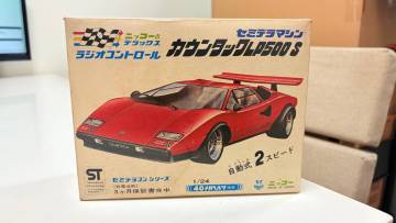 セミデラマシン　カウンタックLP500S　1/24　RCカー　ニッコー　当時物　未使用　希少