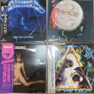 洋楽レコード 24枚セット METALLICA SCORPIONS JUDAS PRIEST DEF LEPPARDなど