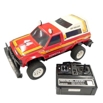 1円スタート NIKKO ニッコー TOYOTA トヨタ HILUX ハイラックス 4WD ラジコン 1/10 スケール オフロード 車 昭和 レトロ 動作未確認