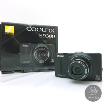 【1円～】Nikon COOLPIX S9300 ブラック 動作確認済み コンデジ クールピクス ニコン ◆送料600円～◆～6/21(日)終了◆質屋-12080