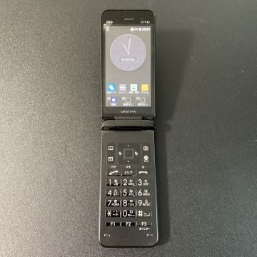 au 京セラ ガラケー KYF42 ブラック 管理①
