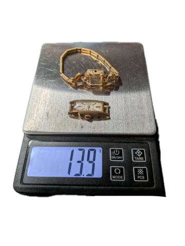 18K 14K 腕時計　総重量13.9g 0.750 18K 750 14K 刻印　　2点まとめ売り　17jewels