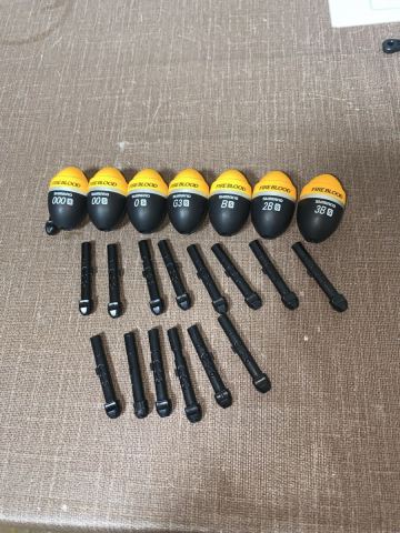 シマノ　ファイアブラッド　ゼロピットS 7個セット　中古　ほぼ新品 ウキ　円錐ウキ