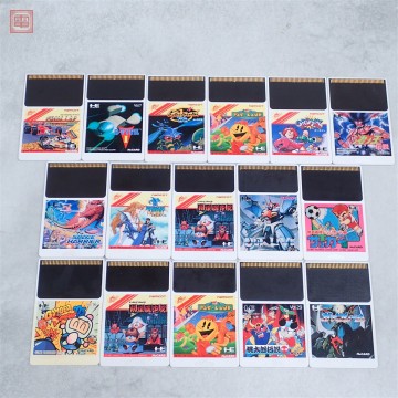 PCE PC Huカード オーダイン/ドラゴンスピリット/R-TYPE/妖怪道中記/ボンバーマン &rsquo;93 等 まとめて 16本セット【PP