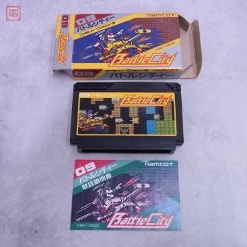 動作保証品 FC ファミコン バトルシティー BattleCity 箱説付【PP