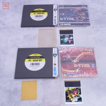 動作保証品 PCE PC Huカード アールタイプ R-TYPE I/II まとめて 2本セット 箱説付【PP