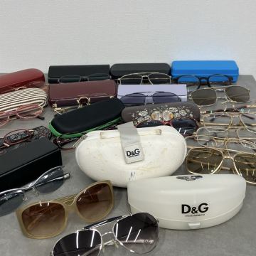眼鏡 老眼鏡 サングラス グッチ ドルチェアンドガッパーナ Zoff 等 まとめ出品状態様々 合計19点