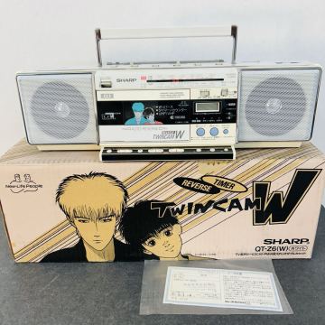 【1円〜】SHARP ラジカセ TWINCAMW QT-Z6 オーディオ ジャンク品