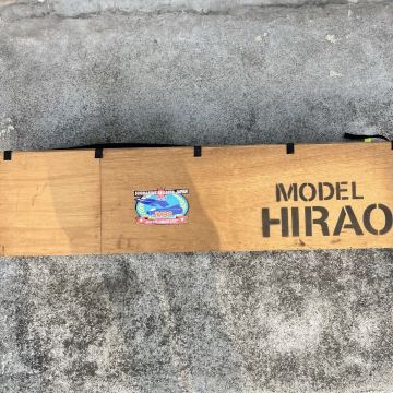 MODEL HIRAO RC潜水艦 全長約108cm 専用木箱付 Futabaサーボ搭載 ラジコン潜水艦 動作未確認 ジャンク