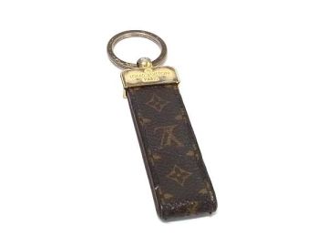 1円 LOUIS VUITTON ルイヴィトン M65221 モノグラム ポルト クレ ドラゴンヌ キーリング キーホルダー チャーム ブラウン系 FZ3243
