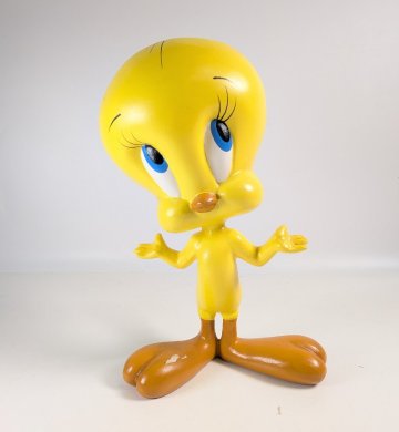 【和の美】 ★1円～★ ATS ワーナーブラザーズ トゥイーティー フィギュア スタチュー 約24cm 2000年 ルーニー・テューンズ Tweety 置物②