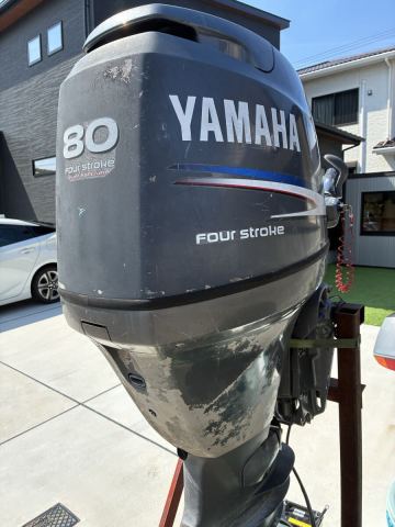 ヤマハ 船外機80馬力実働