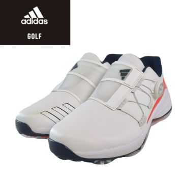 着用少 極美 近年新作 adidas golf BOA ZG23 ゴルフシューズ ゴルフスパイク スニーカー メンズ 26.0cm アディダス ゴルフウェア 靴2606116