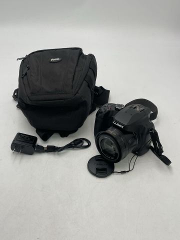 Y【1円スタート】Panasonic DC-FZ85 LUMIX デジタルカメラ ブラック パナソニック ルミックス コンデジ 本体充電器付き