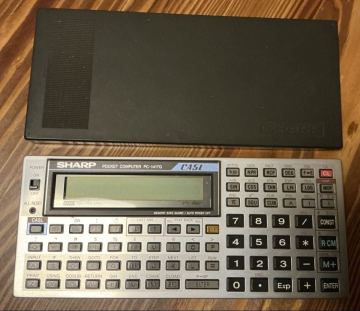 SHARP POCKET COMPUTER PC-1417G ポケコン CASL