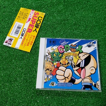 PC Engine PCE PC HE system SUPER CD ROM2 CD電人 ロカビリー天国 帯付き HUDSON ハドソン 送料230円