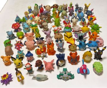 ポケモン 指人形 ソフビ　ポケモンキッズ　フィギュア 大量 まとめ売り 約80体 ポケットモンスター サトシ　シゲル　リザードン　シェイミ