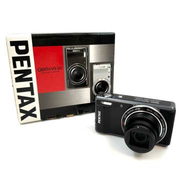 Z【1円スタート】PENTAX Optio VS20 ペンタックス オプティオ ブラック ダブルシャッター 光学20倍ズーム デジカメ コンパクト レトロ 軽量