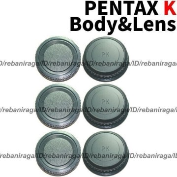 ペンタックス Kマウント ボディキャップ & レンズリアキャップ 3 PENTAX K レンズキャップ ボディーキャップ キャップ リアキャップ