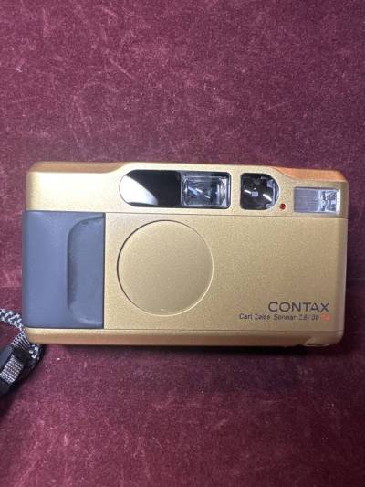 極美品　CONTAX コンタックス T2 ゴールド コンパクトフィルムカメラ