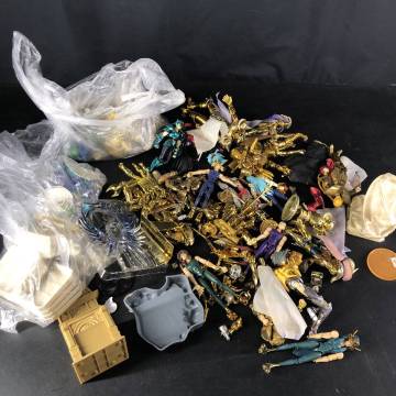 聖闘士聖衣神話 聖衣大系 フィギュア まとめ売り ゴールドセイント 黄金聖闘士 パーツ ジャンク 聖闘士星矢 マイス 当時物 現状品/06RI1680