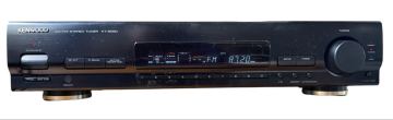 1円スタート KENWOOD AM-FM STEREO TUNER ステレオチューナー モデルKT-6050 現状品 通電確認済 AMラジオ用ループアンテナ付き