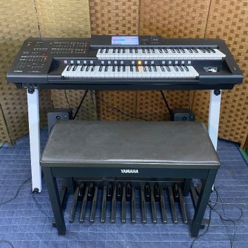 s001 G C.送料注意！ 引取歓迎 YAMAHA ヤマハ エレクトーン ステージア ELC-02 2017年 椅子付属 音出し デモ音楽確認済 京都市伏見区