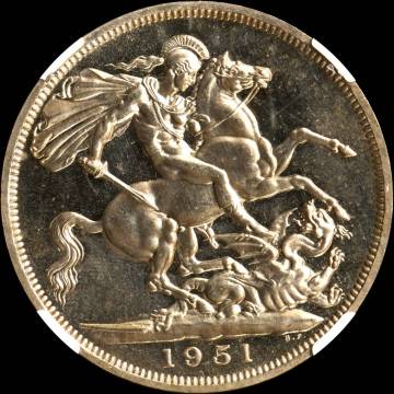 ★日終【NGC PL64】1951年 イギリス CROWN 英国祭典 未使用+ //世界コイン 古銭 貨幣 硬貨 銀貨 金貨 銅貨【決済期限火曜日】