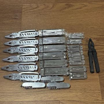 1円 レザーマン MINI TOOL 他 マルチツール 大量セット 旧ロゴ/USA製含む ガーバー/多機能ツール 希少 まとめ レザーマン