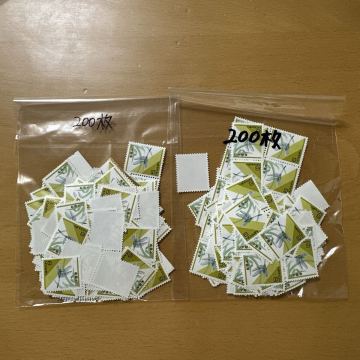 額面3600円　動植物国宝切手　シオカラトンボ/9円　未使用　バラ/ブロック 400枚　まとめ売り　現状渡し