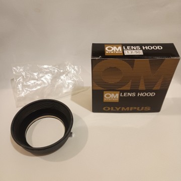 OLYMPUS OM SYSTEM LENS HOOD 1.2/50 オリンパス レンズフード50mmF1.2　MH5012ラバーレンズフードかぶせ式レンズフード