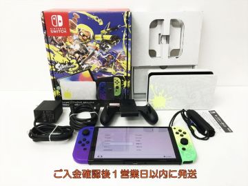 【1円】任天堂 Nintendo Switch 有機ELモデル 本体/箱 セット スプラトゥーン3 本体 初期化/動作確認済 スイッチ K05-173yk/G4