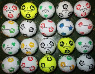 ロストボール　CALLAWAY CHROME SOFT TRUVIS 肉球柄＆他　20個