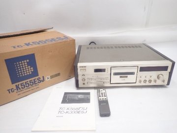SONY ソニー カセットデッキ TC-K555ESJ 元箱付き ジャンク品 &para; 7604D-6
