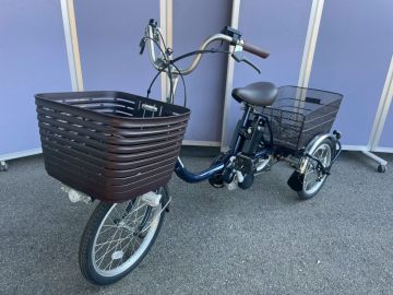 【婀】未使用 パナソニック VIVI ビビライフ 電動アシスト 三輪 自転車 BE-ELR835V 三段変速 E30FAE