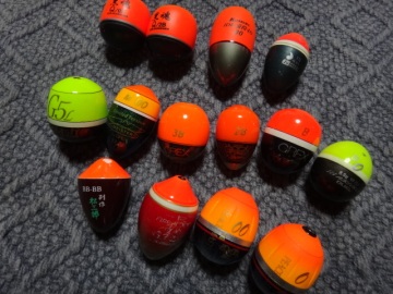 ★ 円錐ウキ 黒魂 キザクラ GREX 松三郎 DUEL PEACEMASTER など まとめて セット /中古＆未使用