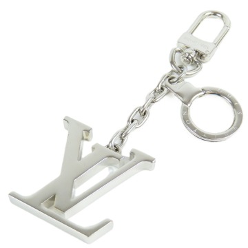 208319★1円スタート★LOUIS VUITTON ルイヴィトン 極美品 ポルトクレ イニシャル LVロゴ バッグチャーム キーホルダー M65071 キーリング