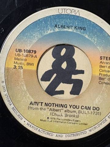 ALBERT KING AIN&rsquo;T NOTHING YOU CAN DO 両面やや傷あり 