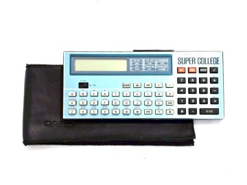 【ジャンク品】カシオ スーパーカレッジ 計算機 ポケットコンピュータ ポケコン (70827SN1)